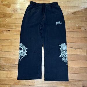 YOUNGLA (SOLD OUT) - 2117 - THE DAWN COLLECTION - SWEATS - BLACK WASH - 2XL